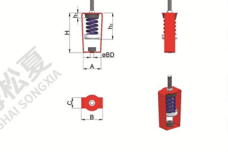 ZTY-A-05型吊式弹簧减震器